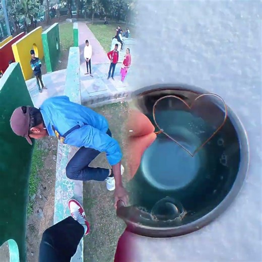 Funny Parkour vs security chase pov #security #chase #parkour #pov #funnyshorts