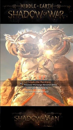 The Giant Broke My Sword! & Gift Delivered! #shadowofwar