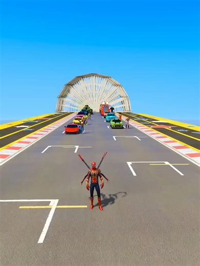 Spider-Man Cars Race Challenge: Epic GTA 5 Action