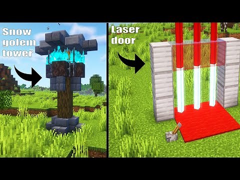 TOP 8 Redstone Builds & Tricks! [Minecraft]