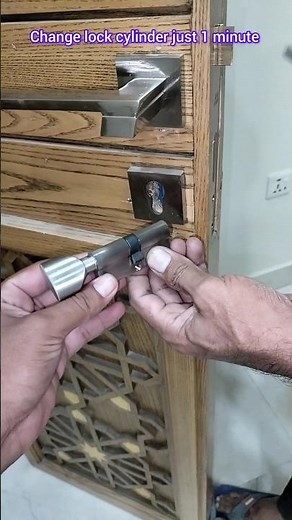 change lock cylinder easy way