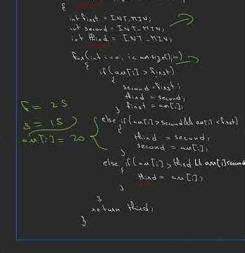 Third maximum element in array || LeetCode 414 || DSA | code_smjho