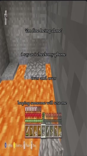 and if i do the conversation ends so fast but that's kinda my fault cuz idk how to talk to people and i'm awkward #minecraft #goviral #sad #real #foryoupagе