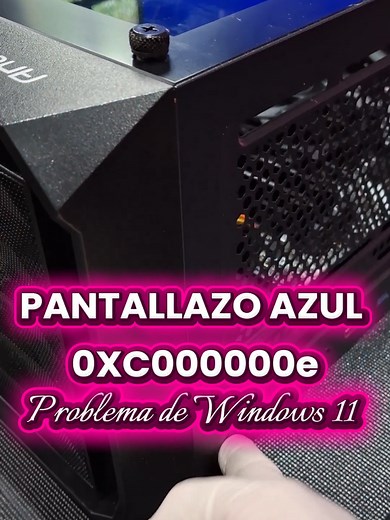 😰PANTALLA AZUL 0XC000000e por problema de Windows 11 Si tienes problemas de Software nosotros te lo resolvemos #livetiktok #windows11 #serviciotecnico #pcgaming #comunidadgamer @cora__503