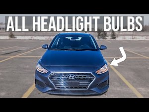 How to Replace Headlight Bulbs - Hyundai Accent (2018-2023)