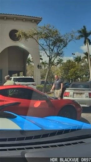 Yeah I saw ya backing up! #car #automobile #mustang #corvette