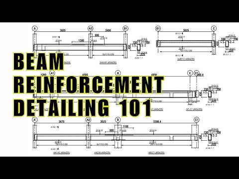 HOW TO DO BEAM REINFORCEMENT DETAILING PART1