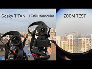 Gosky Titan 12x50 Monocular ZOOM TEST | Digiscoping
