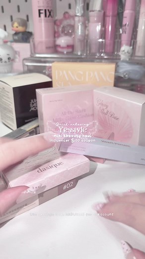 ୭ ᵎᵎ 🧁use my yesstyle code HARUKA28 when purchasing on yesstyle.com $0 influencer coupon yesstyle haul @YesStyleInfluencers #yesstylehaul #kbeauty #makeup #wonyoungism #douyinmakeup