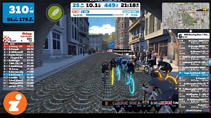What's it like to steer in a Zwift race? Today we got to find out! Watch ZI editor Eric Schlange race in today's ZHQ Steering Race in Crit City. The first official steering-legal race event on Zwift! | Zwift Insider