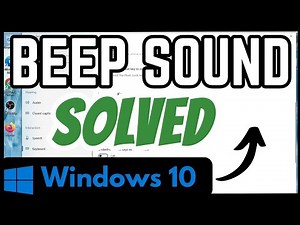 How to Disable Beep Sound when Typing on Windows 10 | Unable to type SOLVED