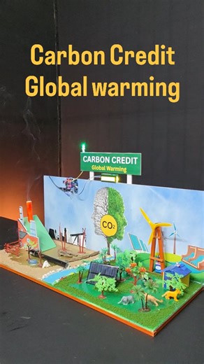 Devam Project on Instagram: "Global warming carbon Credit Working Model"