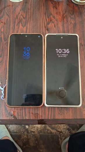 Galaxy A55 vs Galaxy S20 FE Always On Display #smartphone #samsung