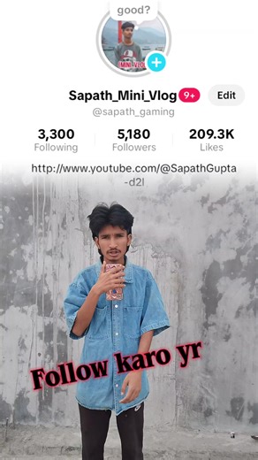 #sapath_mini_vlog . . . . . . . . . . #foryou #challenge_video #goviral #trending . . . . . . . . sapath Gupta Thank tiktok time
