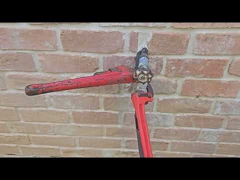 corroded waterhose fitting how to remove from house get ready for winter