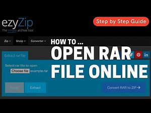 📦 How to Extract RAR Files Online | No Software Needed - 100% Free