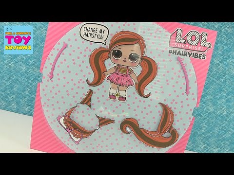 NEW LOL Surprise Hair Vibes Blind Bag Doll Unboxing Mix & Match Hairstyles Review | PSToyReviews