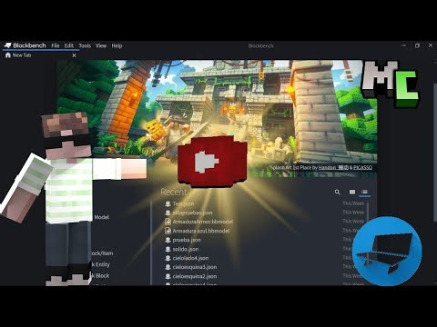 Como modelar 3D con BLOCKBENCH y exportar el mod con MCREATOR|BIEN EXPLICADO