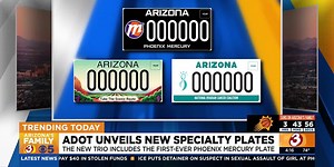 ADOT unveils new specialty license plates