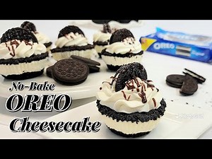 Mini Oreo Cheesecake Recipe (No-Bake No-Gelatine)