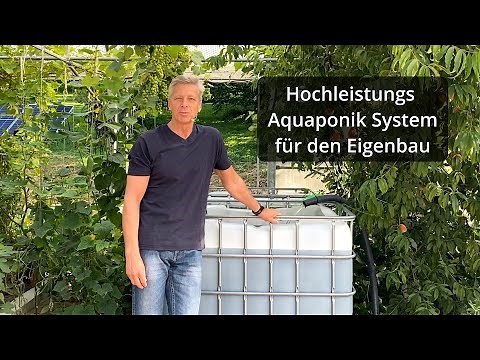Private Aquaponik Hochleistungsanlage zum selber bauen