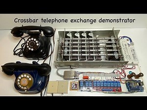 Arduino based Crossbar telephone exchange demonstration