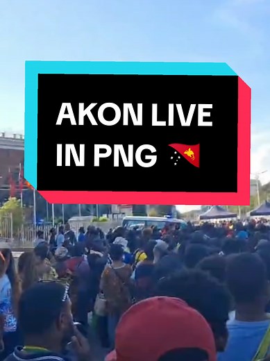 Akon Live Performance in PNG 2025