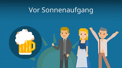 Vor Sonnenaufgang • Zusammenfassung, Interpretation