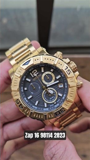🤩 Invicta Men's Gold Watch #watches #officialaltarelojoaria #watch