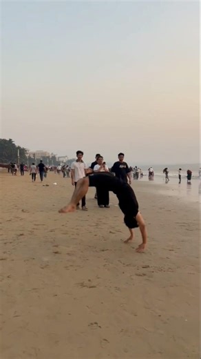 continue back hand spring + back flip