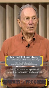 Philanthropy is a critical driver of innovation and progress. Over the next 20 years, our work with partners like Bloomberg Philanthropies will help unlock opportunity and expand access to health and development services globally. Together, we're building a healthier, more prosperous future. | Gates Foundation