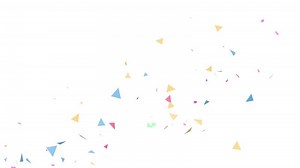 Download confetti explosion animation overlay, congratulation decoration, bithday paper palling for free