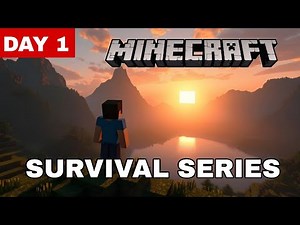 DAY 1 IN MINECRAFT SURVIVAL SERIES IN JAVA EDITION ❤️‍🔥✨