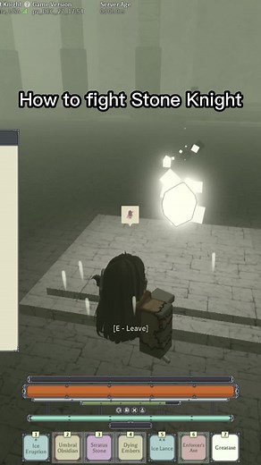 Deepwoken Stone Knight Boss Fight Tutorial for New Players