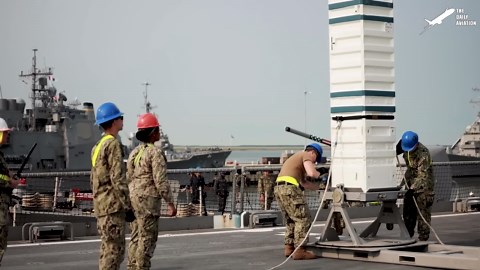 Installing & Testing Scary Missile Launcher on Feared US Destroyer Ship