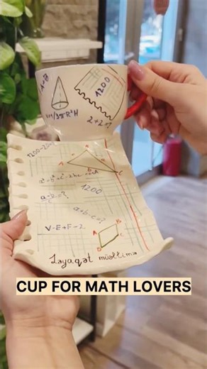 Best Cup & Saucer for Math Lovers ☕📊 | Unique Gift Idea#crockery #teaset #viral