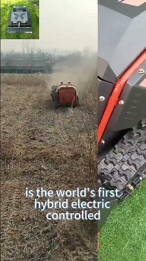 Top 3 caterpillar wireless radio control lawn cutting machine manufacturers in China