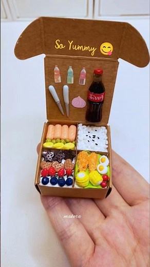 Clay Yummy food making by miniature clay | Clay Art | Miniature Art #trending #shorts