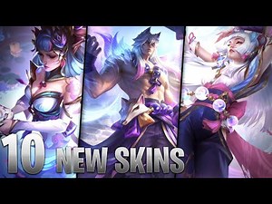 ALL 10 NEW SPIRIT BLOSSOM 2022 SKINS SPLASH ARTS - League of Legends