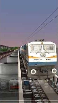 WDP4D Crossing Iconic Pamban Bridge with 16751 Express! 🌉 #Shorts #TrainSimulatorClassic