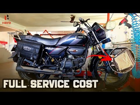 Splendor xtec 2.0 full service details 2026 | How much the cost of 3rd service on hero workshop