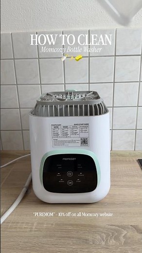 How to clean Momcozy Bottle Washer ✨🧽🍼 #momcozybottlewasher #bottlewasher #babygear #momcozy