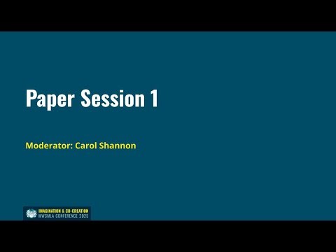 MWC MLA 2025 PAPER SESSION 1 10 16 25