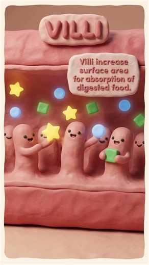 How Villi Save Your Life! 🥯➡️💪 #CBSEBiology