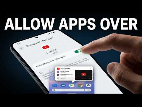 How To Enable Display Over Other Apps Android (Quik Guide)