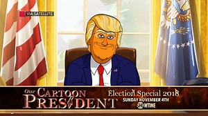 359K views · 5.3K reactions | Cartoon Donald Trump, star of Our Cartoon President on Showtime Networks says the midterm elections are all about him. Unless they don’t go well. | The Late Show with Stephen Colbert | Facebook