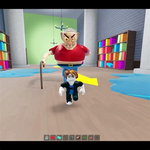 Miniroy VS GRANDMA'S HOUSE RUN (NEW OBBY) #roblox