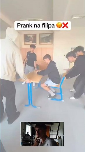 Prank on a classmate