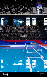 Split, Croatia, August 22, 2022. General view of swimming pool inside Spaladium Arena in Split, Croatia, on August 22, 2022. The 35th LEN European Water Polo Championships will be held in the Spaladium Arena in Split, Croatia from 29 August to 10 September 2022. Photo: Miroslav Lelas/PIXSELL Credit: Pixsell photo & video agency/Alamy Live News Stock Photo - Alamy