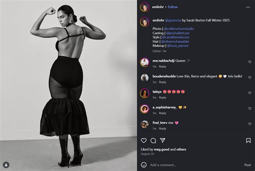 Fashion Week de Paris : une mannequin fait sensation au défilé Givenchy et ce n’est pas uniquement à cause de son look